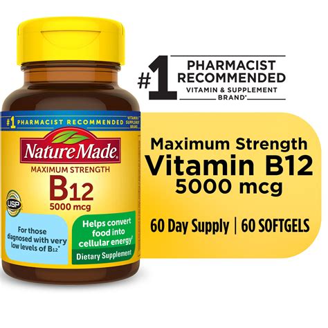 Vitamin B12 (cyanocobalamin, dietary supplement) .